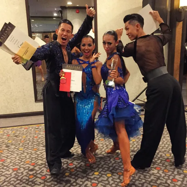 Asian Professional Latin Champion at the Ballare International Dance Championship 2015