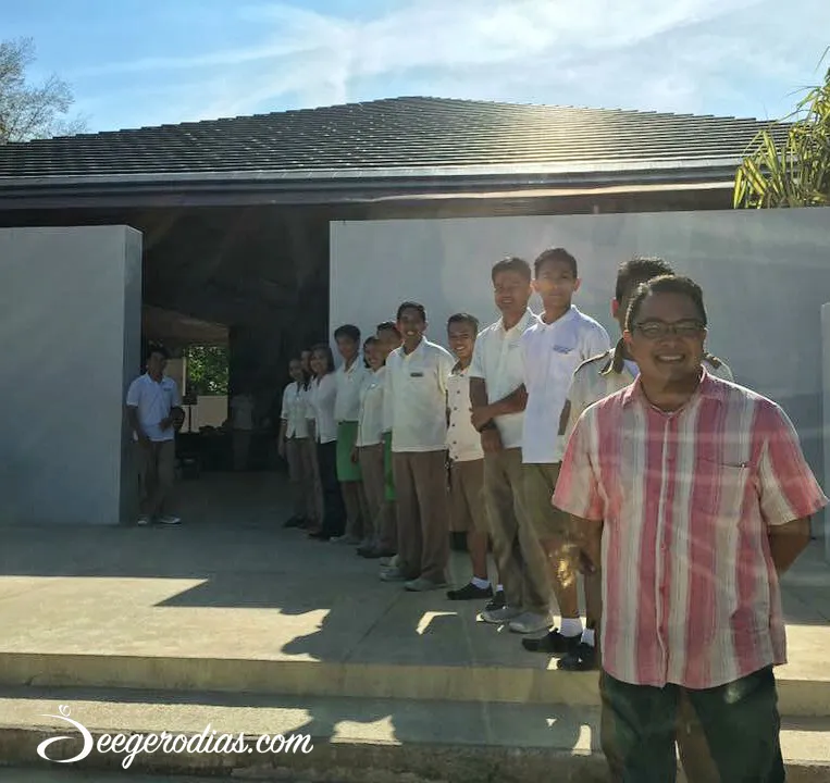 The warm smiles and welcome of the  manager and the rest of the staff as I arrive at the resort's main building.
