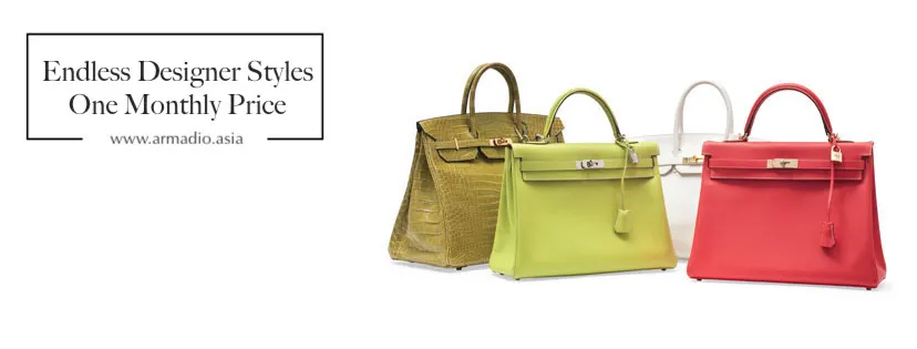 Armadio banner: endless designer styles, one monthly price